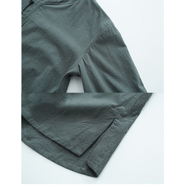 Ensemble homme composé d'un t-shirt à manches courtes et d'un pantalon, de couleur unie, avec Buddha Stones - image 2