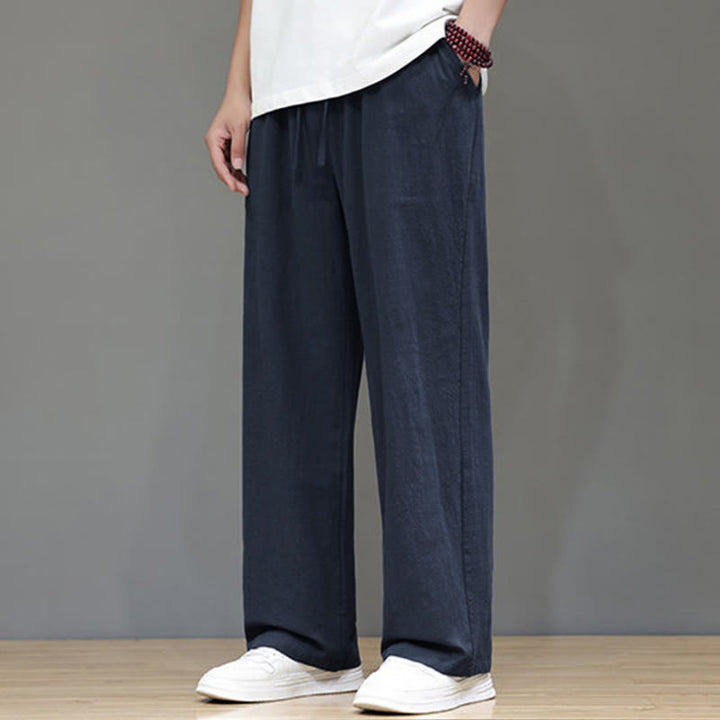 Pantalon d'été pour homme Buddha Stones, coupe droite, avec poches - image 4