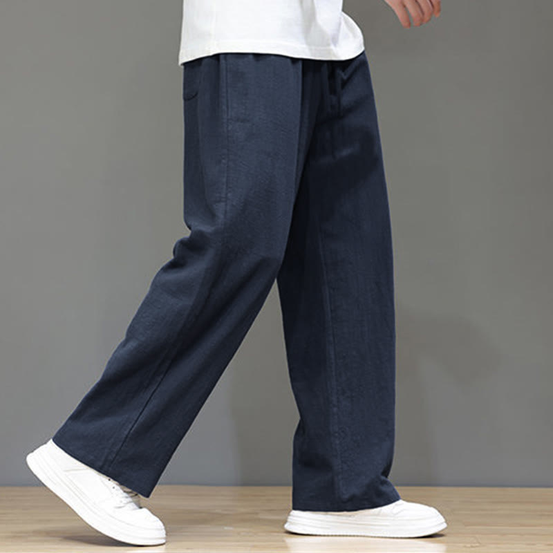 Pantalon d'été pour homme Buddha Stones, coupe droite, avec poches - image 9