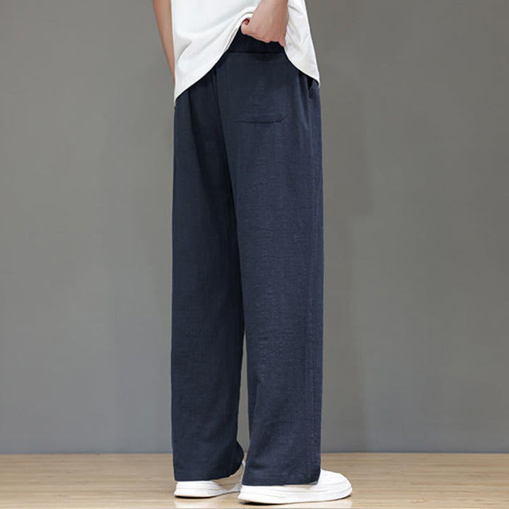 Pantalon d'été pour homme Buddha Stones, coupe droite, avec poches - image 3