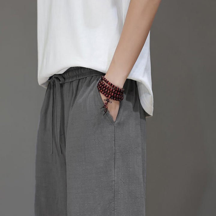 Pantalon d'été pour homme Buddha Stones, coupe droite, avec poches - image 28