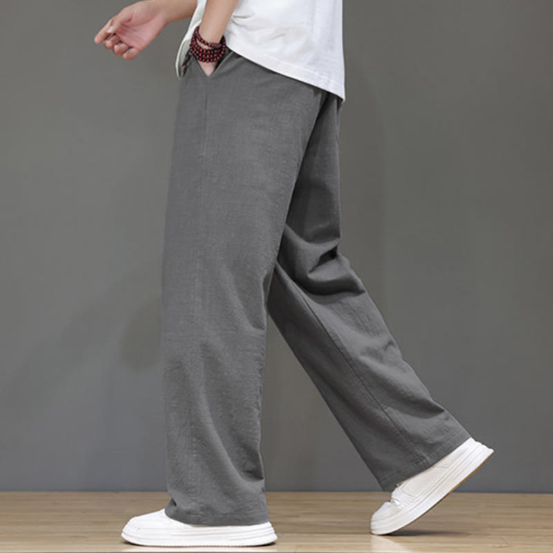 Pantalon d'été pour homme Buddha Stones, coupe droite, avec poches - image 25