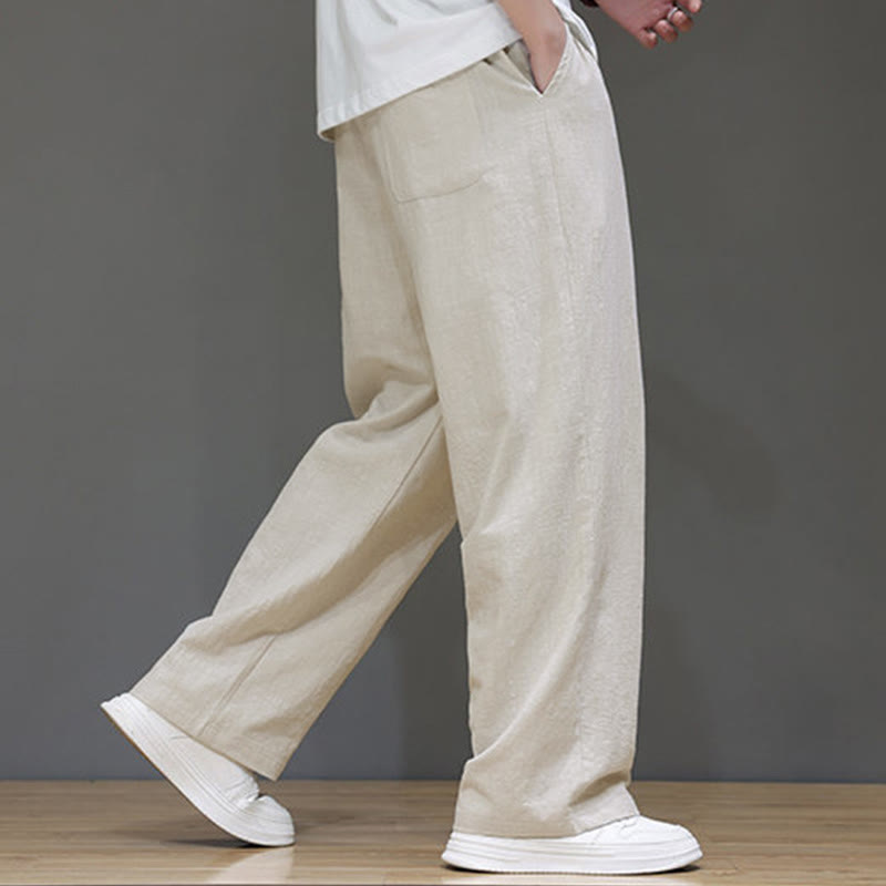 Pantalon d'été pour homme Buddha Stones, coupe droite, avec poches - image 14