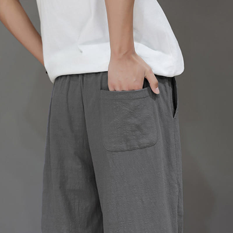 Pantalon d'été pour homme Buddha Stones, coupe droite, avec poches - image 29