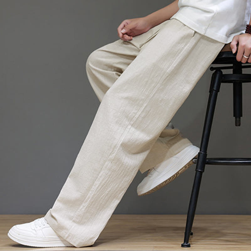 Pantalon d'été pour homme Buddha Stones, coupe droite, avec poches - image 18