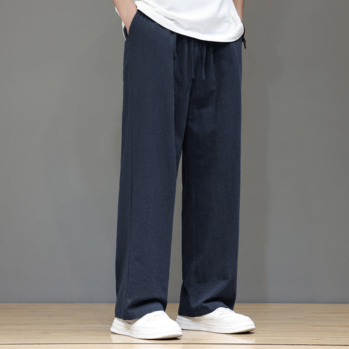 Pantalon d'été pour homme Buddha Stones, coupe droite, avec poches - image 8