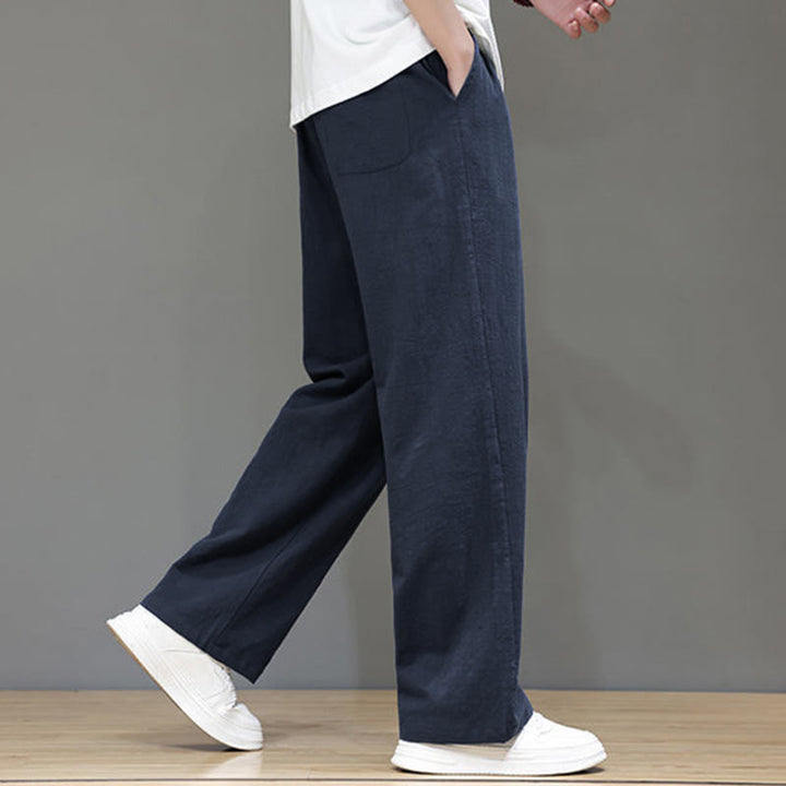 Pantalon d'été pour homme Buddha Stones, coupe droite, avec poches - image 7