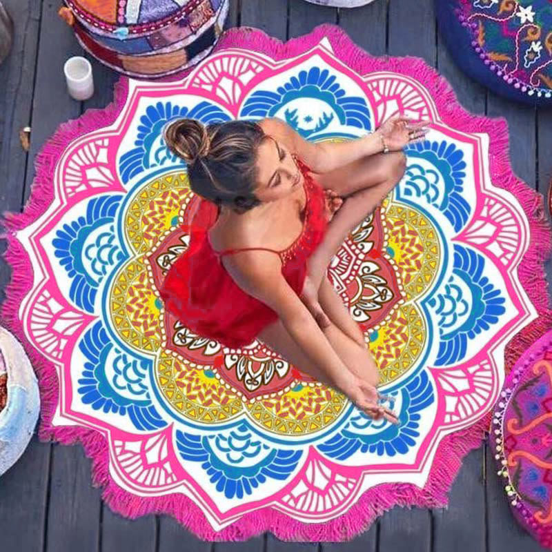 Tapis de décoration tibétain en Buddha Stones de Bouddha et mandala - image 12