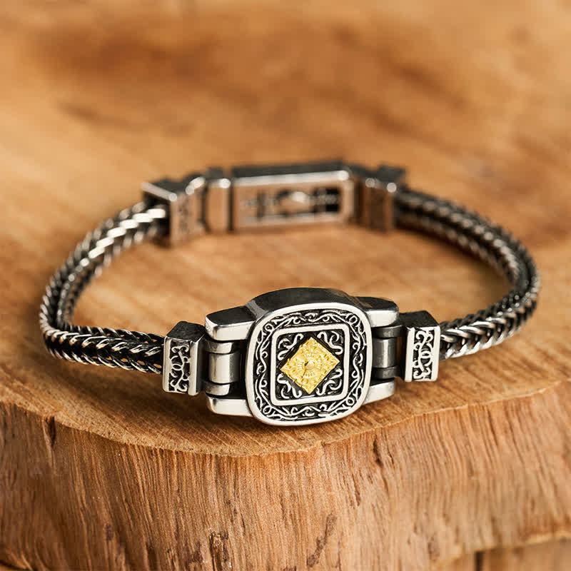 Buddha Stones Bracelet d'illumination Vajra en cuivre - image 3