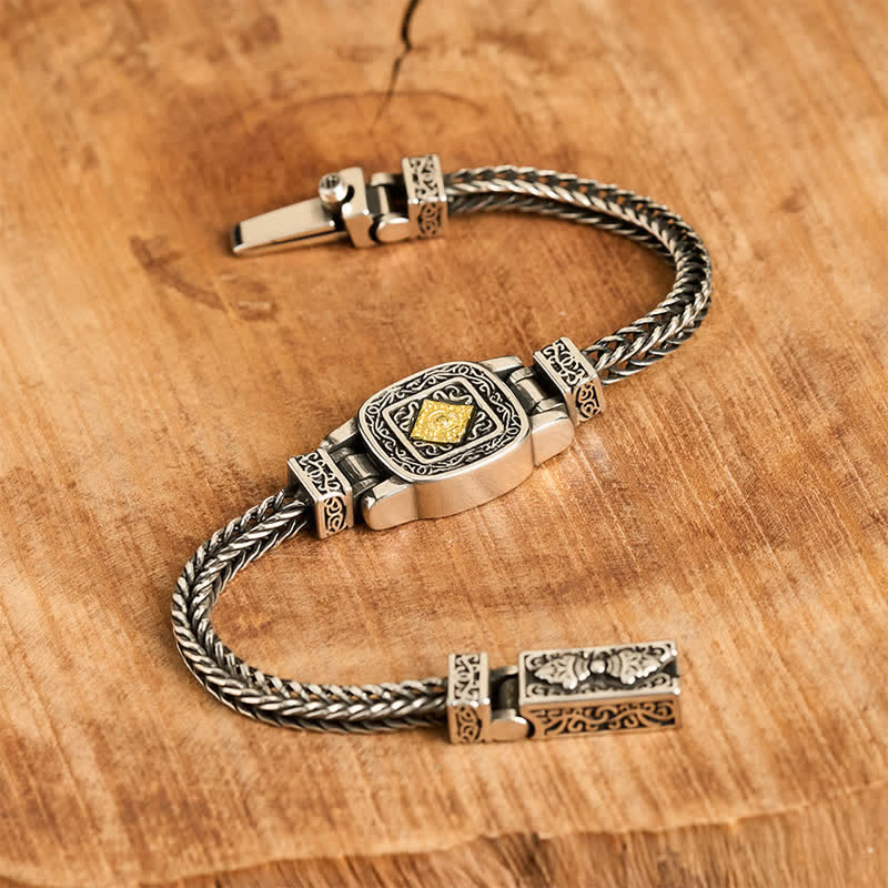 Buddha Stones Bracelet d'illumination Vajra en cuivre - image 8
