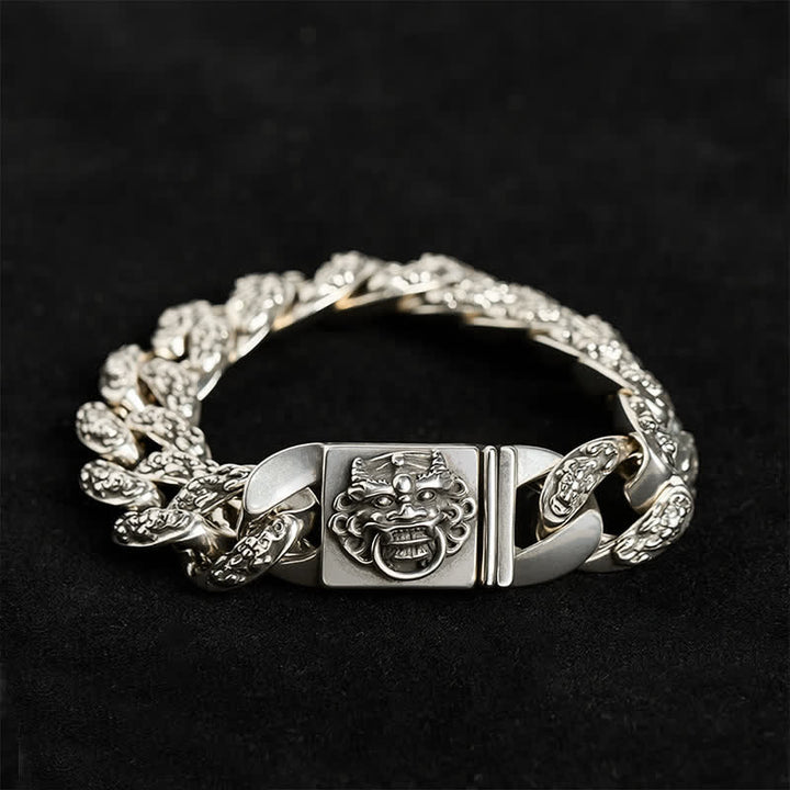 Buddha Stones Bracelet Pi Xiu bicolore en cuivre, symbole de bon augure - 7,5–7,9 pouces (19–20 cm) - image 0