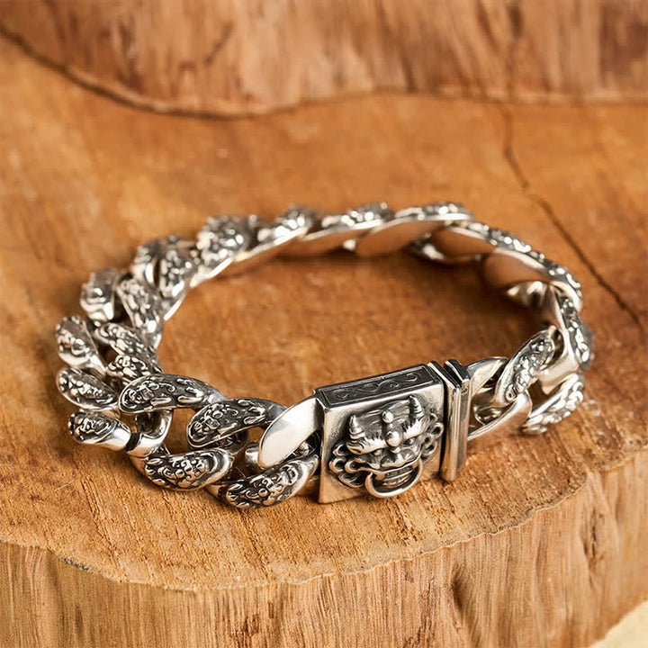 Buddha Stones Bracelet Pi Xiu bicolore en cuivre, symbole de bon augure - image 3