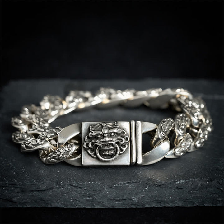 Buddha Stones Bracelet Pi Xiu bicolore en cuivre, symbole de bon augure - image 1