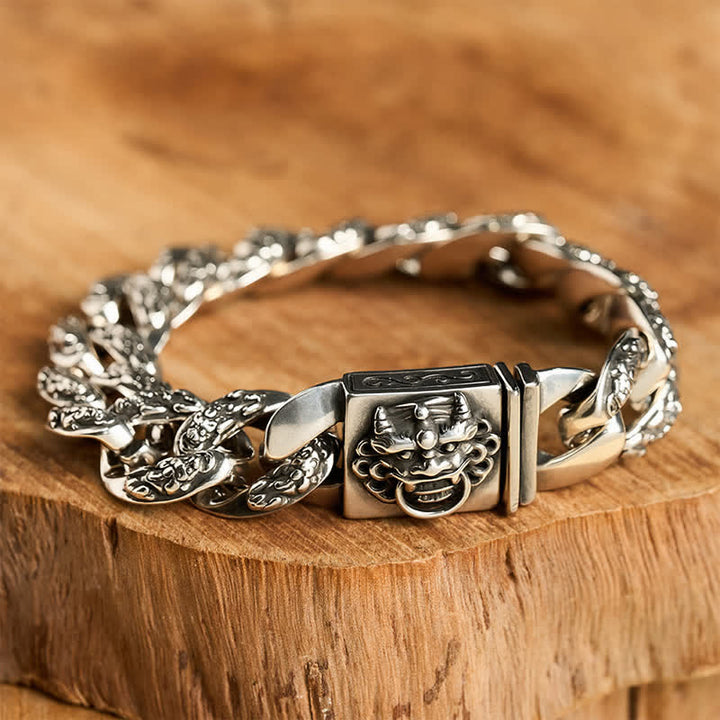 Buddha Stones Bracelet Pi Xiu bicolore en cuivre, symbole de bon augure - image 4