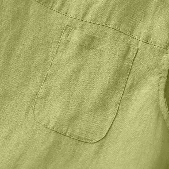 Buddha Stones Pantalon d'été minimaliste géométrique à ourlet ajouré et jambes larges avec poches pour femme - image 12