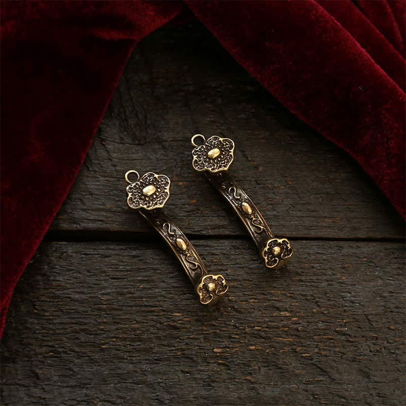 Buddha Stones Porte-clés en cuivre Pi Xiu, pièce chinoise Ruyi Lotus, symbole de richesse - image 15