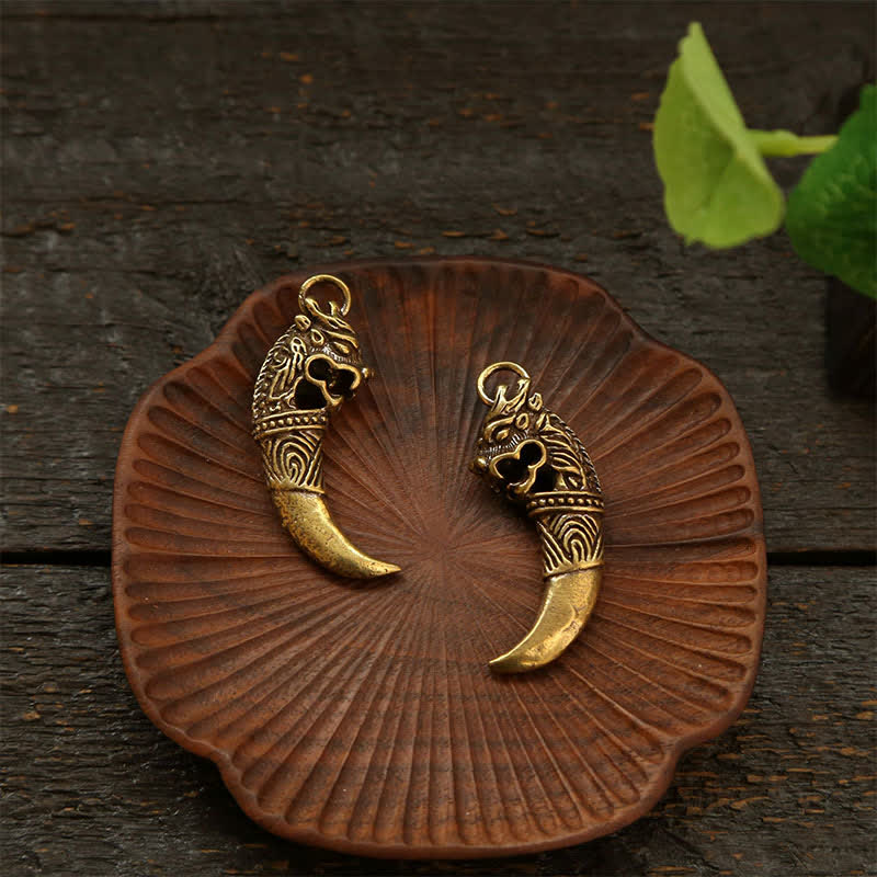 Buddha Stones Porte-clés en forme de gourde tressée en cuivre Pi Xiu, ornée de cinq pièces impériales - image 23