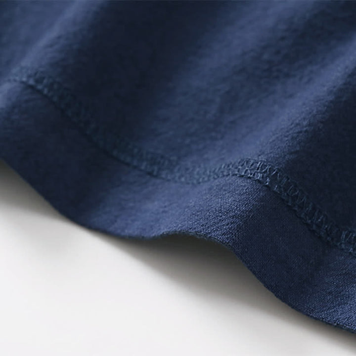Buddha Stones Kimono d'été minimaliste à manches courtes, uni, en coton et lin, à lacets et ouverture sur le devant, pour homme. - image 14