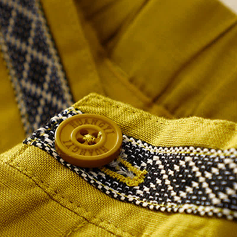 Pantalon femme à poches, couleur Buddha Stones , boutonné sur le devant, élastique au dos. - image 13