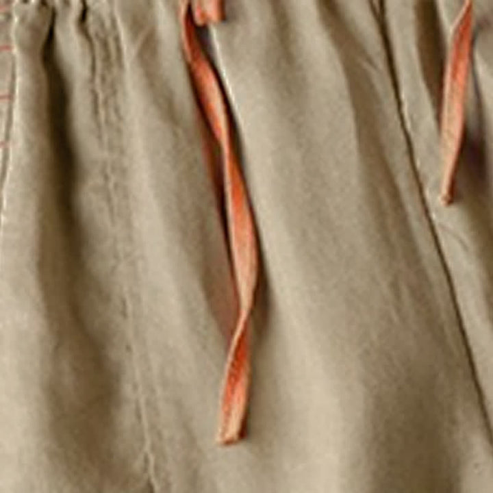 Pantalon large à ourlet fendu pour femme, longueur 7-8, avec poches, motif Buddha Stones - image 9