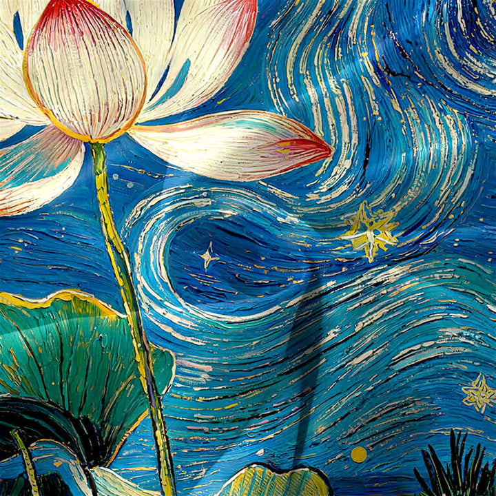 Buddha Stones Robe midi d'été décontractée pour femme, sans manches, à motif lotus tourbillonnant, avec poches - image 3