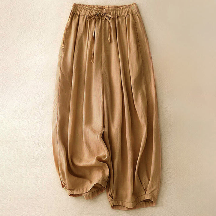 Pantalon Capri court harem à taille élastique et poches pour femme, motif Buddha Stones - Pérou - US8-10，UK/AU12-14，EU40-42 (2XL) - image 22