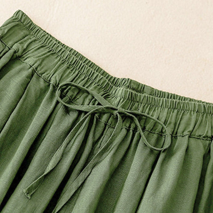Pantalon Capri court harem à taille élastique et poches pour femme, motif Buddha Stones - image 28