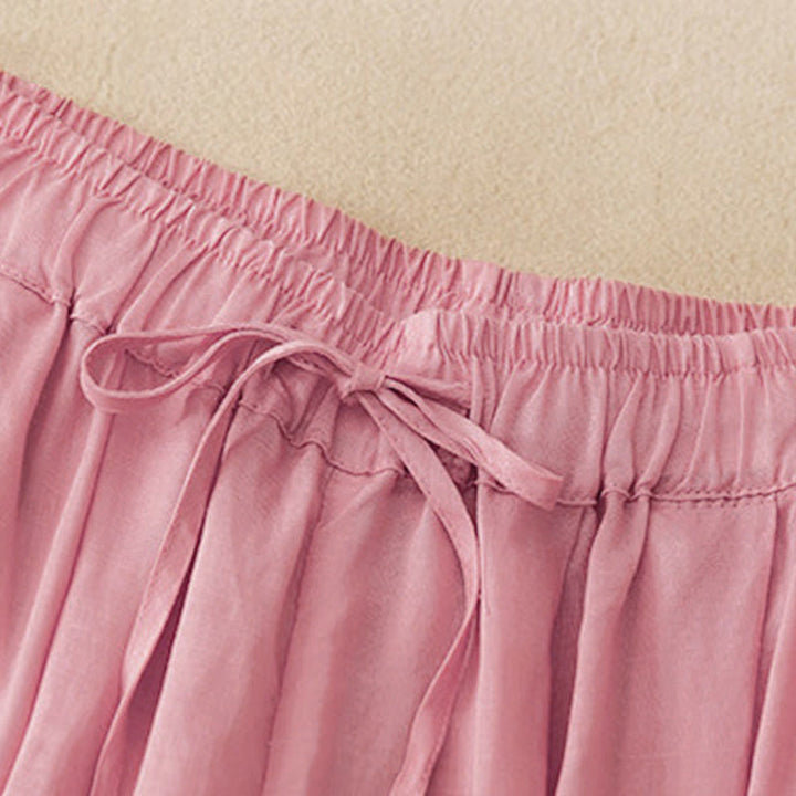 Pantalon Capri court harem à taille élastique et poches pour femme, motif Buddha Stones - image 19