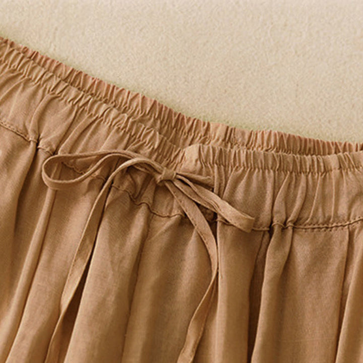 Pantalon Capri court harem à taille élastique et poches pour femme, motif Buddha Stones - image 23