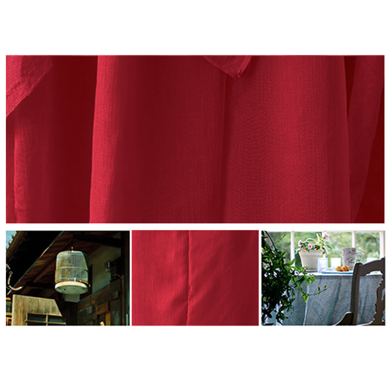 Robe tunique midi à col en V, pantalon large, Buddha Stones , vêtements de méditation, de zen et de danse - image 17