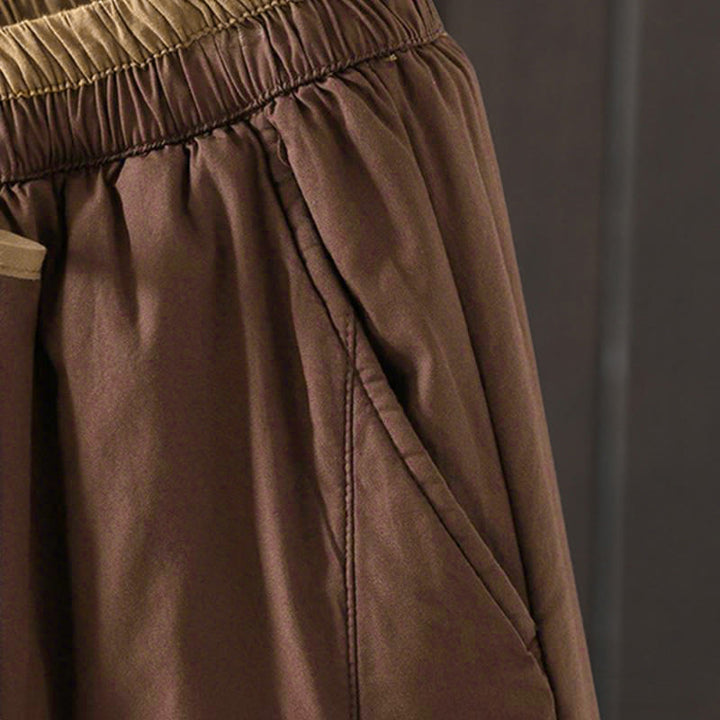 Pantalon thermique harem uni pour femme Buddha Stones avec poches - image 13
