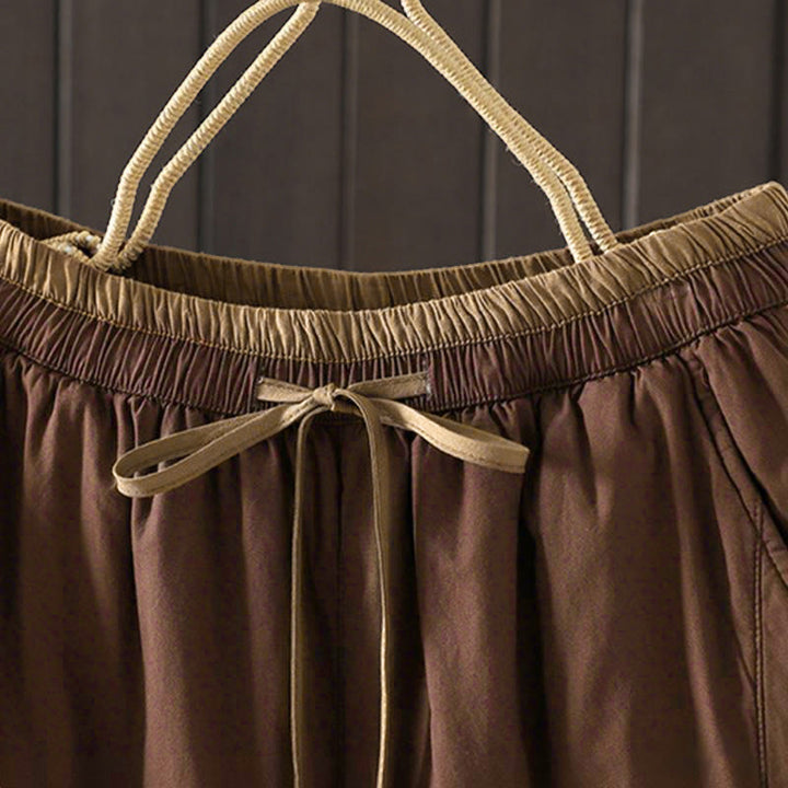 Pantalon thermique harem uni pour femme Buddha Stones avec poches - image 7