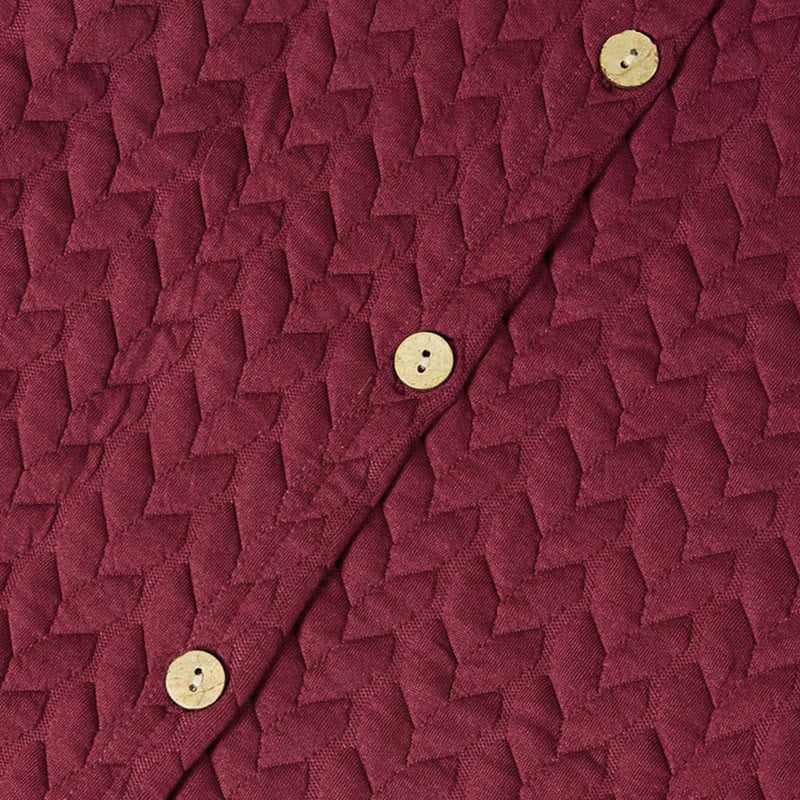 Manteau mi-long à capuche et poches pour femme, orné d'un motif d'épis de blé d'automne et de Buddha Stones - image 4