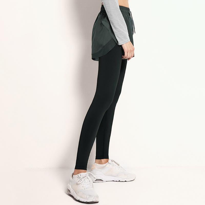 Collants de sport 2 en 1 Buddha Stones , leggings de fitness et de yoga pour femmes, parfaits pour les activités de plein air. - image 8