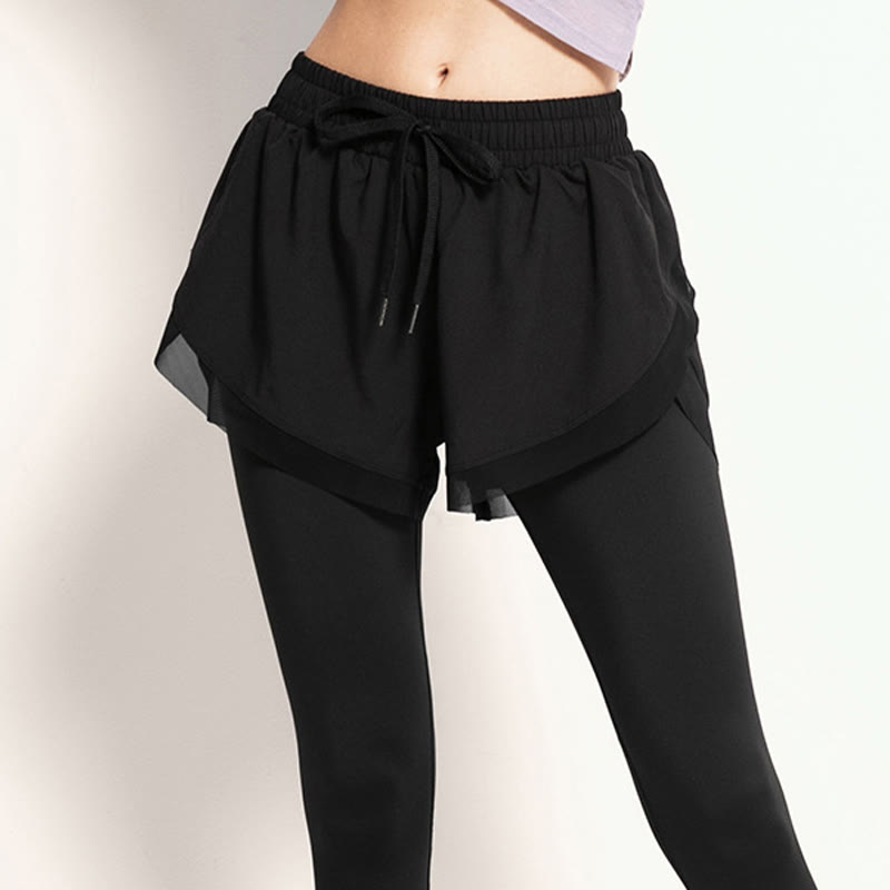 Collants de sport 2 en 1 Buddha Stones , leggings de fitness et de yoga pour femmes, parfaits pour les activités de plein air. - image 13
