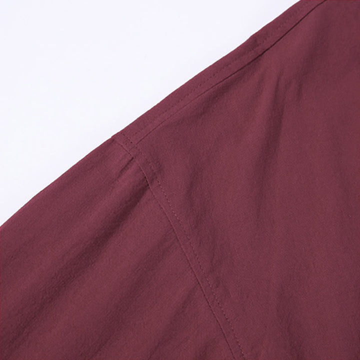 Kimono pour homme à manches trois-quarts, couleur unie, lacets, Buddha Stones - image 11