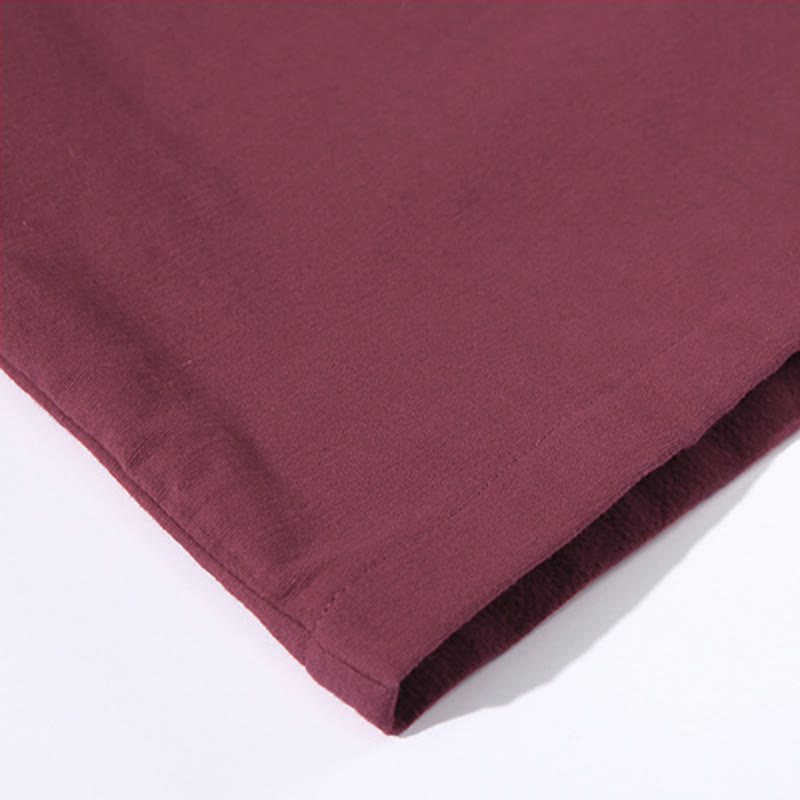 Kimono pour homme à manches trois-quarts, couleur unie, lacets, Buddha Stones - image 12