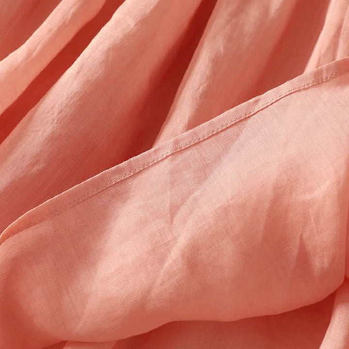 Buddha Stones Robe d'été bohème à broderies florales et manches trois-quarts pour femme - image 8