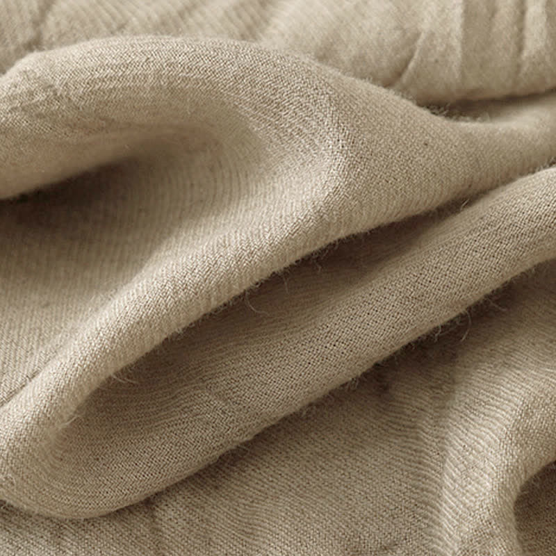 Buddha Stones Kimono d'été bohème décontracté pour femme, à cordon de serrage et motif froissé, couleur unie - image 9
