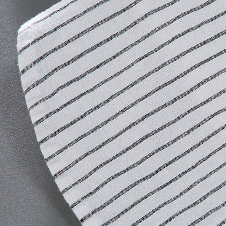 Buddha Stones Chemises à manches longues pour homme, style minimaliste décontracté, à rayures verticales et poches plaquées, idéales pour le printemps et l'automne. - image 8
