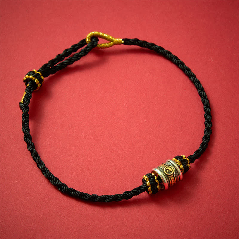 Buddha Stones Bracelet d'harmonie Yin Yang en cuivre et fil rouge - image 12