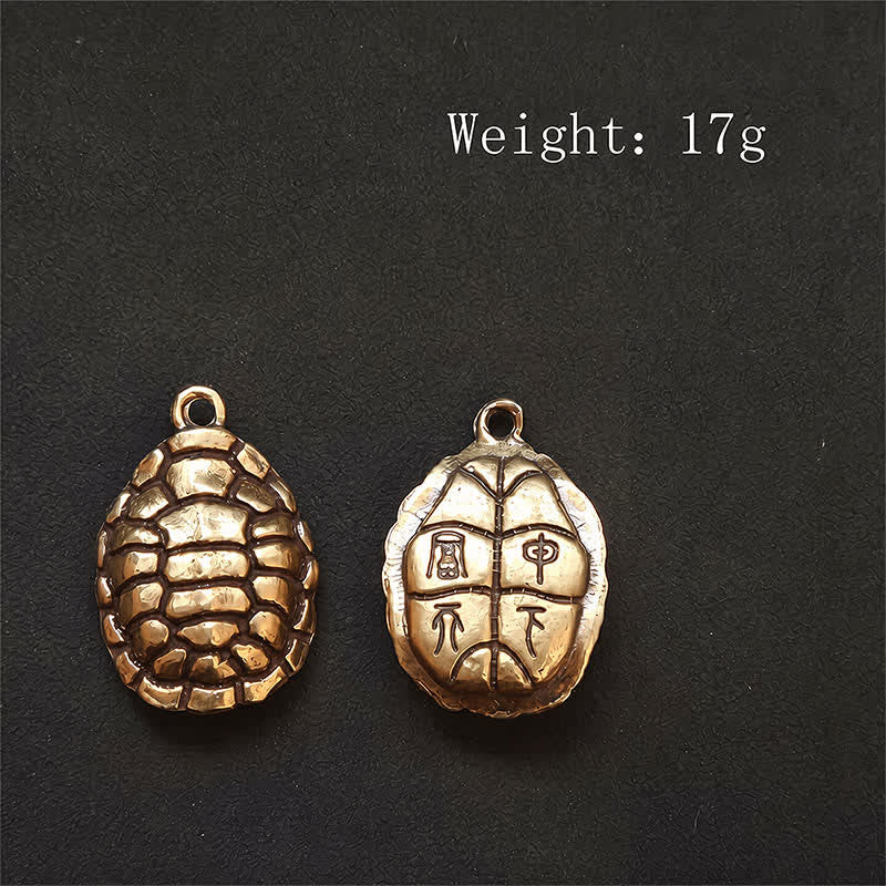 Buddha Stones Porte-clés de protection en laiton avec pièces Pi Xiu et cinq empereurs - image 20