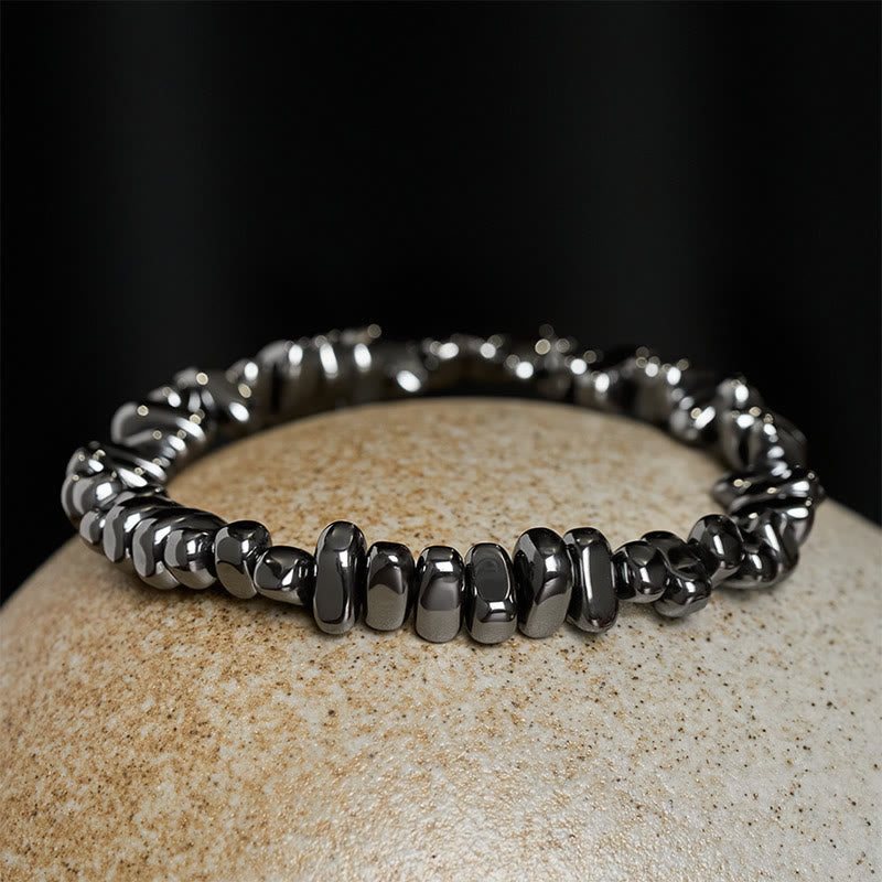 Buddha Stones Bracelet puissant en hématite composé de 3 perles - image 8