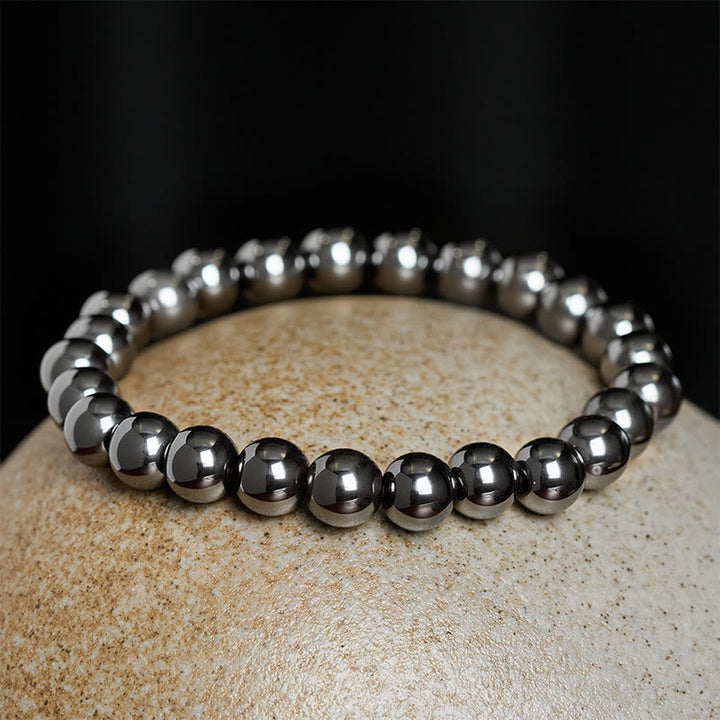 Buddha Stones Bracelet puissant en hématite composé de 3 perles - image 7