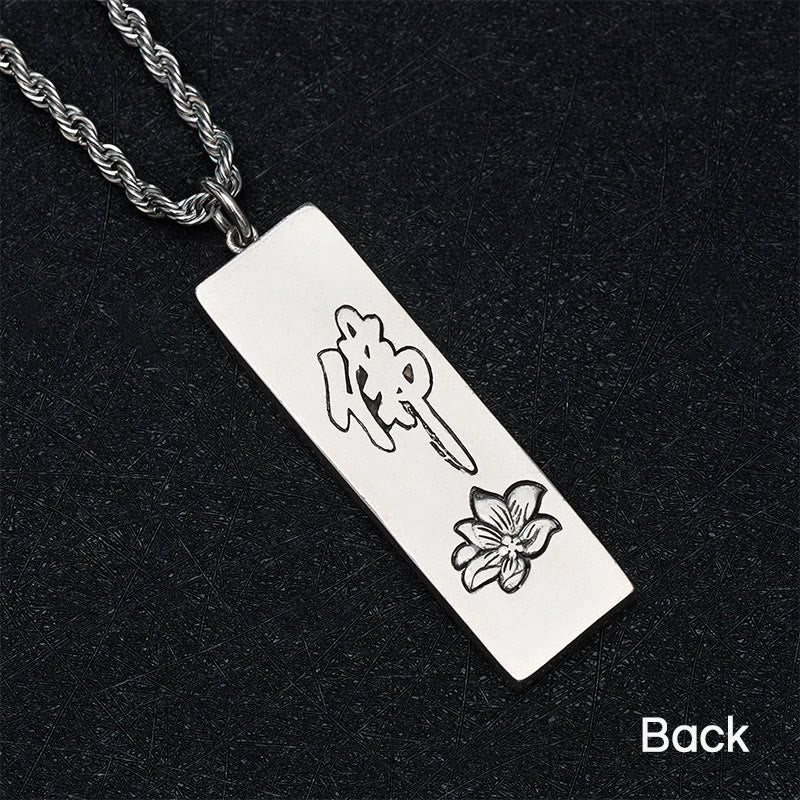 Buddha Stones Tathagata Bouddha Force Protection Amulette Porte-bonheur Collier Pendentif Style Vintage - image 19