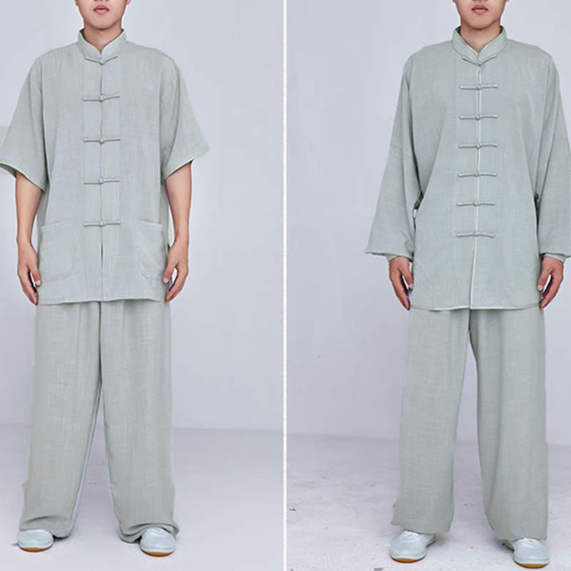 Ensemble de vêtements unisexe brodés Buddha Stones, méditation, prière zen, Tai Chi spirituel, Qigong - image 25