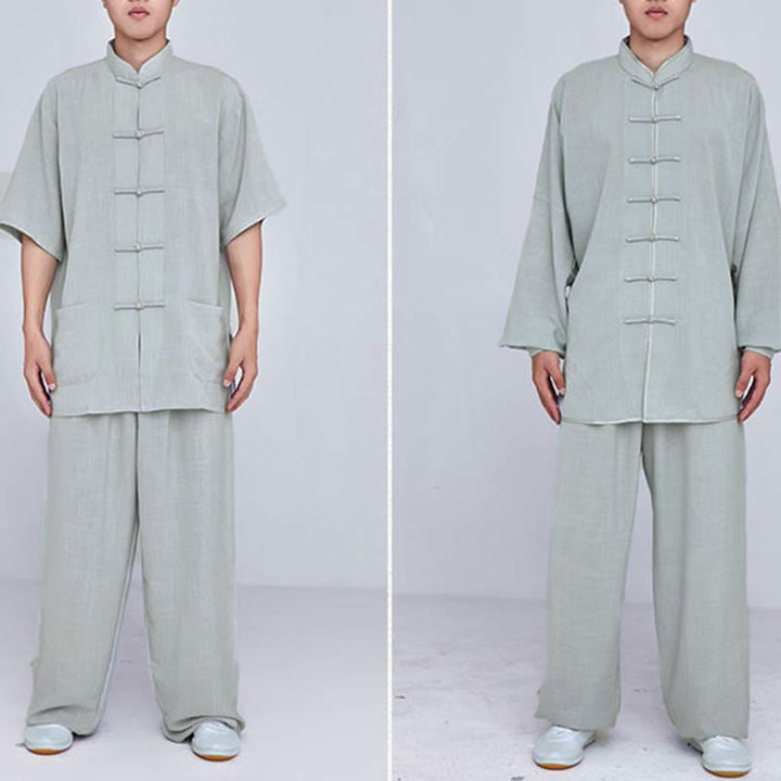 Ensemble de vêtements unisexe brodés Buddha Stones, méditation, prière zen, Tai Chi spirituel, Qigong - image 25