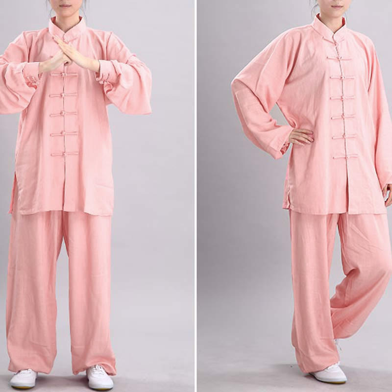 Ensemble de vêtements unisexe brodés Buddha Stones, méditation, prière zen, Tai Chi spirituel, Qigong - image 6