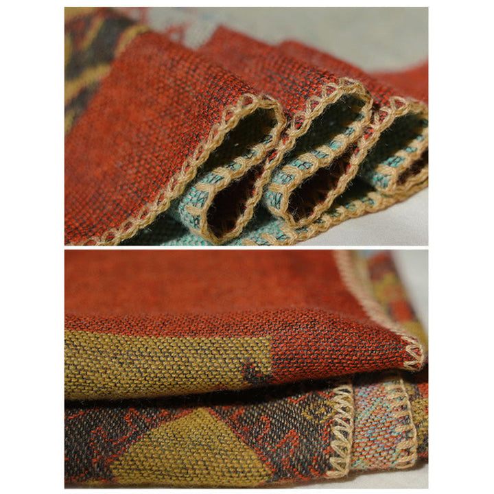 Écharpe châle tibétain à motifs de diamants avec Buddha Stones - image 14