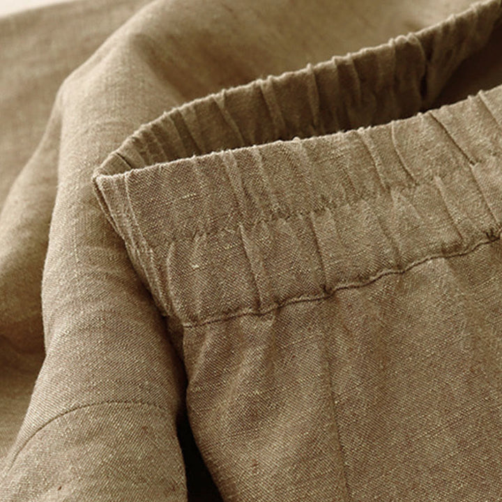 Pantalon ample décontracté pour femme, taille élastique, avec poches, motif Buddha Stones - image 8